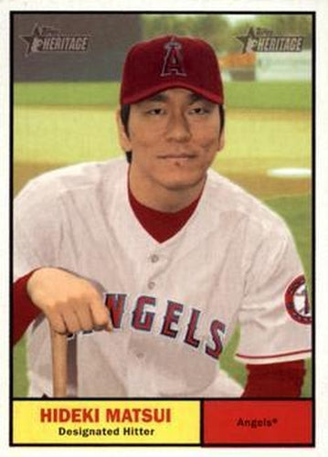 #385 Hideki Matsui - Los Angeles Angels - 2010 Topps Heritage Baseball