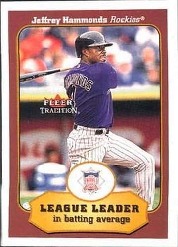 #385 Jeffrey Hammonds - Colorado Rockies - 2001 Fleer Tradition Baseball