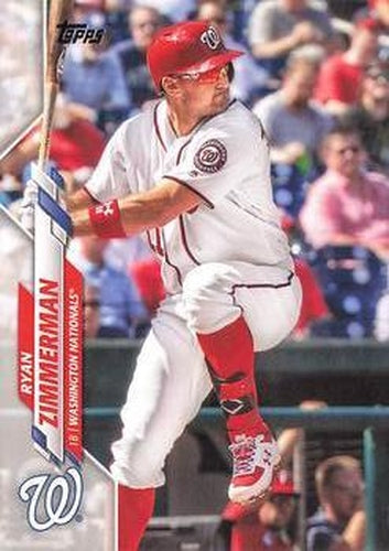 #385 Ryan Zimmerman - Washington Nationals - 2020 Topps Baseball
