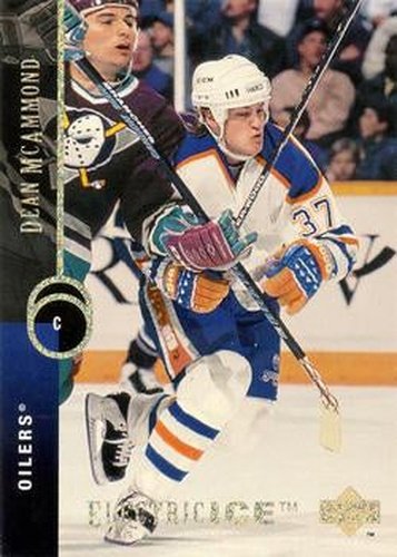 #386 Dean McAmmond - Edmonton Oilers - 1994-95 Upper Deck Hockey - Electric Ice