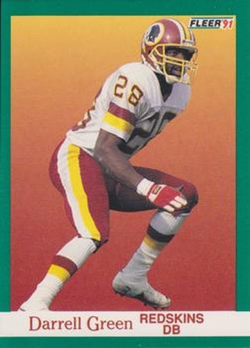 #386 Darrell Green - Washington Redskins - 1991 Fleer Football