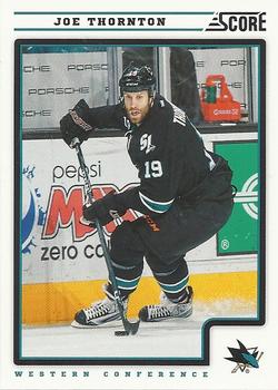 #386 Joe Thornton - San Jose Sharks - 2012-13 Score Hockey