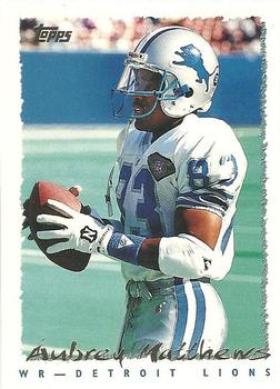 #386 Aubrey Matthews - Detroit Lions - 1995 Topps Football