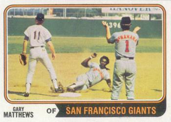 #386 Gary Matthews - San Francisco Giants - 1974 Topps Baseball