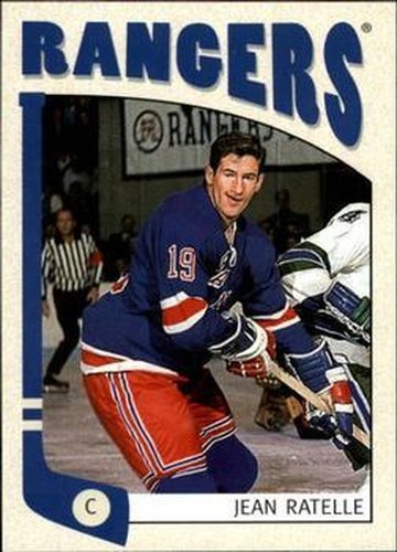 #386 Jean Ratelle - New York Rangers - 2004-05 In The Game Franchises US East Hockey