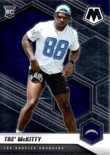 #386 Tre' McKitty - Los Angeles Chargers - 2021 Panini Mosaic Football