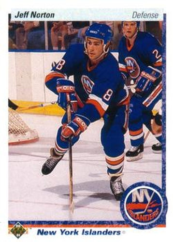 #386 Jeff Norton - New York Islanders - 1990-91 Upper Deck Hockey