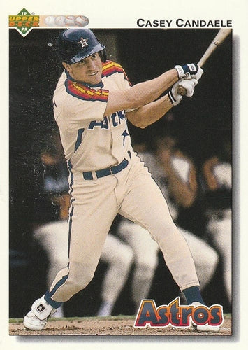 #387 Casey Candaele - Houston Astros - 1992 Upper Deck Baseball