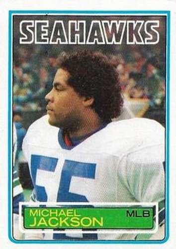 #387 Michael Jackson - Seattle Seahawks - 1983 Topps Football