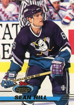 #387 Sean Hill - Anaheim Mighty Ducks - 1993-94 Stadium Club Hockey