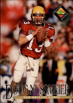 #387 Doug Nussmeier - New Orleans Saints - 1994 Pro Line Live Football