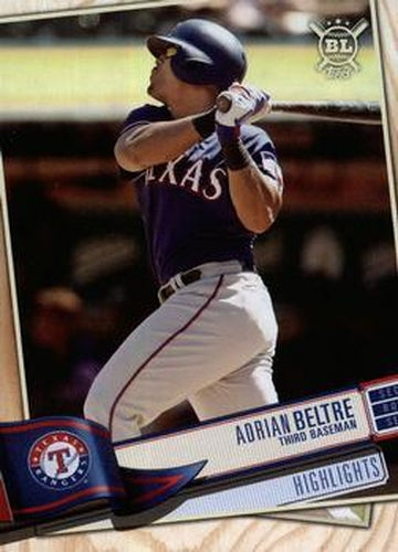 #387 Adrian Beltre - Texas Rangers - 2019 Topps Big League Baseball