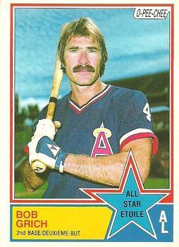 #387 Bob Grich - California Angels - 1983 O-Pee-Chee Baseball