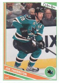 #387 Joe Thornton - San Jose Sharks - 2013-14 O-Pee-Chee Hockey