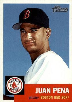 #387 Juan Pena - Boston Red Sox - 2002 Topps Heritage Baseball