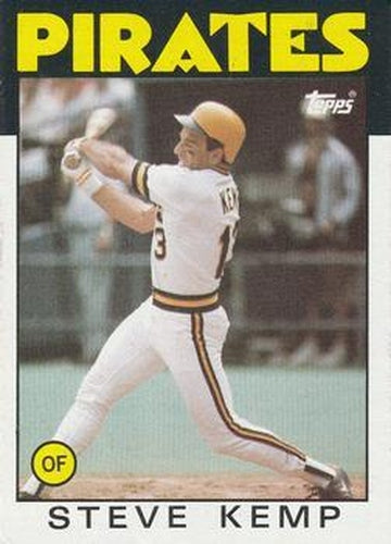 #387 Steve Kemp - Pittsburgh Pirates - 1986 Topps Baseball