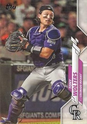 #387 Tony Wolters - Colorado Rockies - 2020 Topps Baseball
