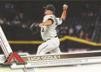 #387 Zack Godley - Arizona Diamondbacks - 2017 Topps Baseball