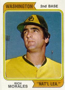 #387b Rich Morales - San Diego Padres - 1974 Topps Baseball