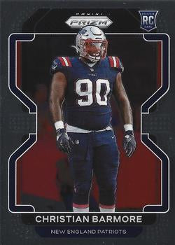 #388 Christian Barmore - New England Patriots - 2021 Panini Prizm Football