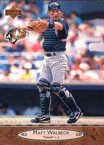 #388 Matt Walbeck - Minnesota Twins - 1996 Upper Deck Baseball