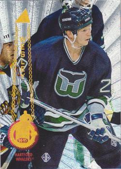 #388 Glen Wesley - Hartford Whalers - 1994-95 Pinnacle Hockey - Rink Collection