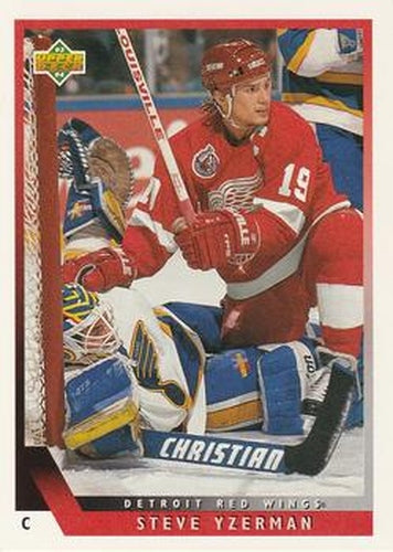 #388 Steve Yzerman - Detroit Red Wings - 1993-94 Upper Deck Hockey
