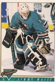 #388 Jimmy Waite - San Jose Sharks - 1993-94 Topps Premier Hockey