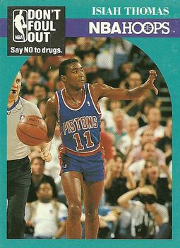 #389 Isiah Thomas - Detroit Pistons - 1990-91 Hoops Basketball