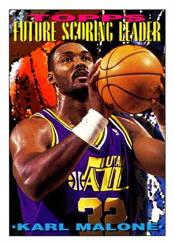 #389 Karl Malone - Utah Jazz - 1993-94 Topps Basketball