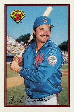 #389 Mark Carreon - New York Mets - 1989 Bowman Baseball