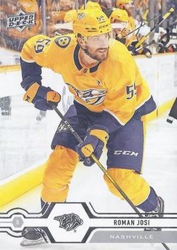 #389 Roman Josi - Nashville Predators - 2019-20 Upper Deck Hockey