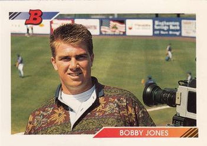 #389 Bobby Jones - New York Mets - 1992 Bowman Baseball