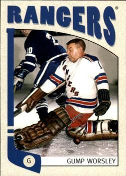 #389 Gump Worsley - New York Rangers - 2004-05 In The Game Franchises US East Hockey