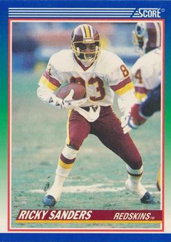 #389 Ricky Sanders - Washington Redskins - 1990 Score Football