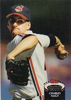#389 Charles Nagy - Cleveland Indians - 1992 Stadium Club Baseball