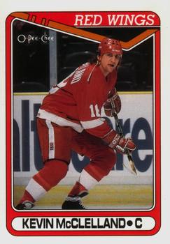 #389 Kevin McClelland - Detroit Red Wings - 1990-91 O-Pee-Chee Hockey