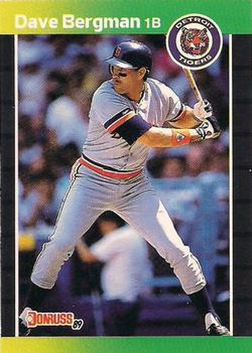 #389 Dave Bergman - Detroit Tigers - 1989 Donruss Baseball