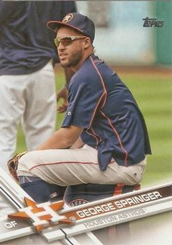 #389b George Springer - Houston Astros - 2017 Topps Baseball
