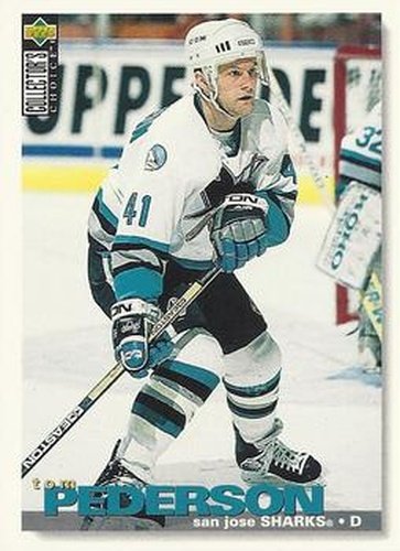 #38 Tom Pederson - San Jose Sharks - 1995-96 Collector's Choice Hockey