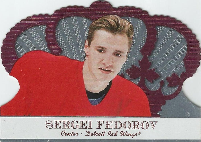 #38 Sergei Fedorov - Detroit Red Wings - 2000-01 Pacific Crown Royale Hockey