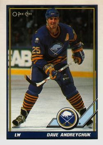 #38 Dave Andreychuk - Buffalo Sabres - 1991-92 O-Pee-Chee Hockey