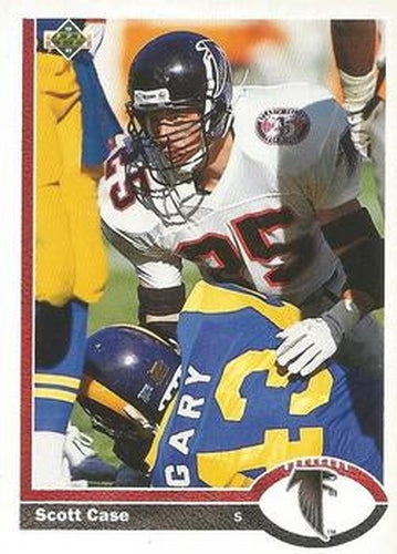 #38 Scott Case - Atlanta Falcons - 1991 Upper Deck Football