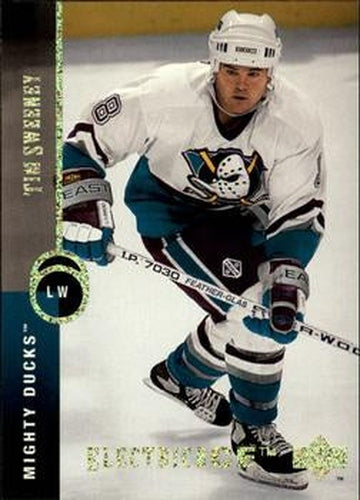 #38 Tim Sweeney - Anaheim Mighty Ducks - 1994-95 Upper Deck Hockey - Electric Ice