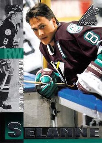 #38 Teemu Selanne - Anaheim Mighty Ducks - 1997-98 Pinnacle Inside Hockey
