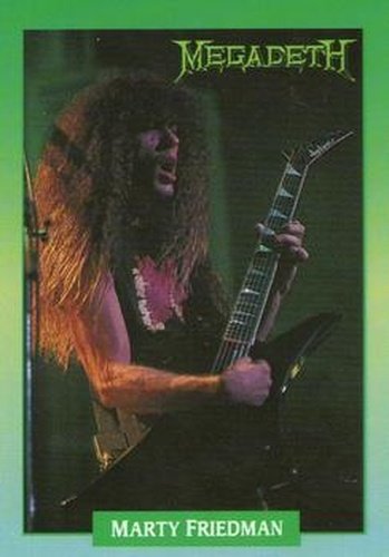 #38 Marty Friedman - 1991 Brockum Rock Cards