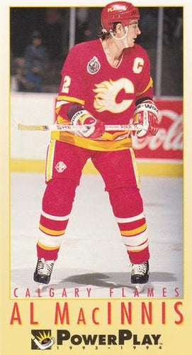 #38 Al MacInnis - Calgary Flames - 1993-94 Fleer PowerPlay Hockey