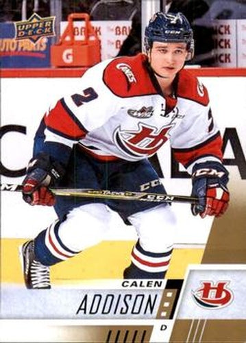 #38 Calen Addison - Lethbridge Hurricanes - 2017-18 Upper Deck CHL Hockey