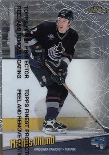 #38 Mattias Ohlund - Vancouver Canucks - 1998-99 Finest Hockey