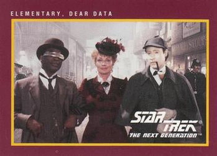 #38 Elementary, Dear Data - 1991 Impel Star Trek 25th Anniversary